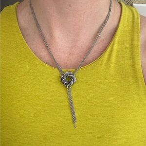 Algerian Love Knot Necklace (.925 Sterling Silver)